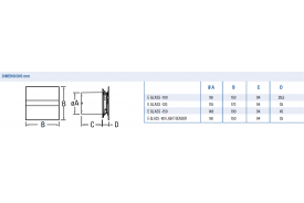 CATA VENTILATOR E-100 GTH BK CRNI TIMER HYDRO 00900602